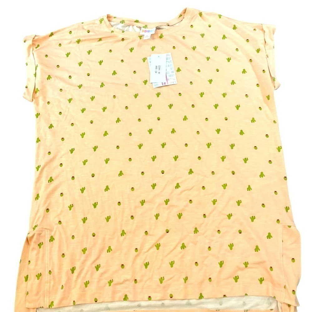 New Lularoe Leah tunic, cactus 🌵 medium